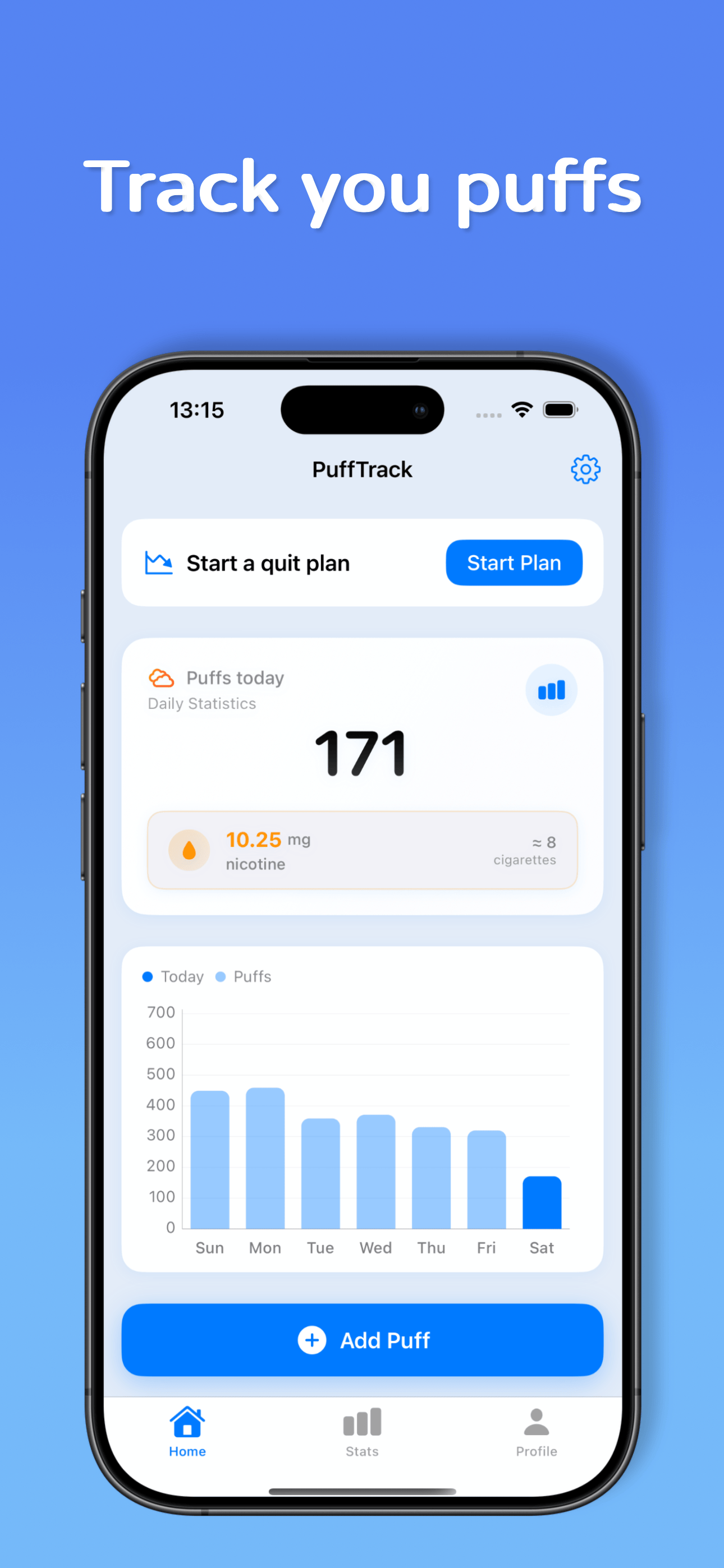 Track puffs
