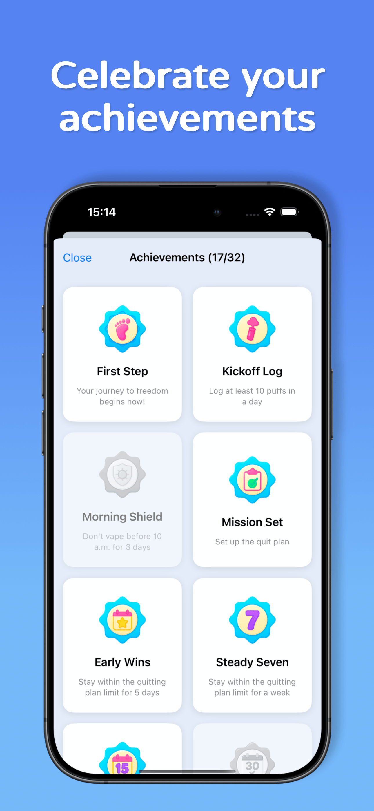 Celebrate achievements